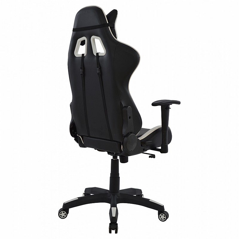 ΚΑΡΕΚΛΑ ΓΡΑΦΕΙΟΥ GAMING HM1062.04 SPEED ΜΑΥΡΟ ΛΕΥΚΟ PU 68,5x71,5x133,5 cm ΚΑΡΕΚΛΑ ΓΡΑΦΕΙΟΥ GAMING HM1062.04 SPEED ΜΑΥΡΟ ΛΕΥΚΟ PU 68,5x71,5x133,5 cm