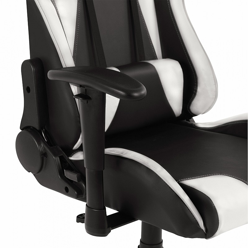 ΚΑΡΕΚΛΑ ΓΡΑΦΕΙΟΥ GAMING HM1062.04 SPEED ΜΑΥΡΟ ΛΕΥΚΟ PU 68,5x71,5x133,5 cm ΚΑΡΕΚΛΑ ΓΡΑΦΕΙΟΥ GAMING HM1062.04 SPEED ΜΑΥΡΟ ΛΕΥΚΟ PU 68,5x71,5x133,5 cm