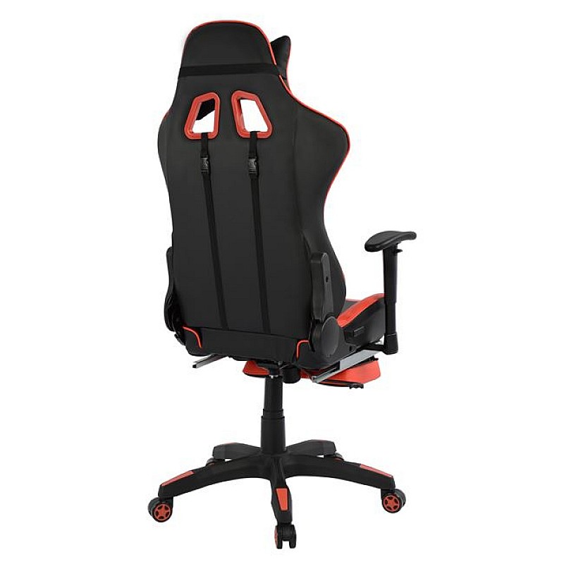 ΚΑΡΕΚΛΑ ΓΡΑΦΕΙΟΥ GAMING HM1063.01 SPEED ΜΑΥΡΟ ΚΟΚΚΙΝΟ & ΥΠΟΠΟΔΙΟ 68 x 71,5 x 134 cm ΚΑΡΕΚΛΑ ΓΡΑΦΕΙΟΥ GAMING HM1063.01 SPEED ΜΑΥΡΟ ΚΟΚΚΙΝΟ & ΥΠΟΠΟΔΙΟ 68 x 71,5 x 134 cm
