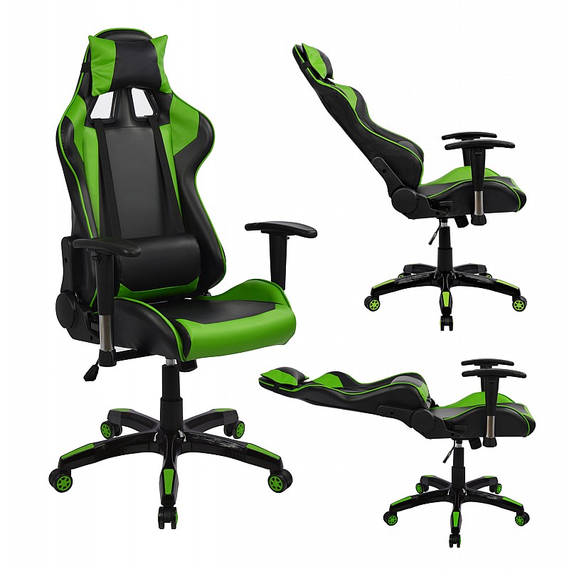 ΠΟΛΥΘΡΟΝΑ GAMING RACING HM1056.03 ΜΑΥΡΟ - ΠΡΑΣΙΝΟ PU 67x70x134 εκ. ΠΟΛΥΘΡΟΝΑ GAMING RACING HM1056.03 ΜΑΥΡΟ - ΠΡΑΣΙΝΟ PU 67x70x134 εκ.