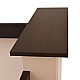ΓΡΑΦΕΙΟ ΥΠΟΔΟΧΗΣ DALTON HM2068.01 ΜΕΛΑΜΙΝΗ ΣΕ WENGE-ΜΠΕΖ 240x80x106Υεκ.