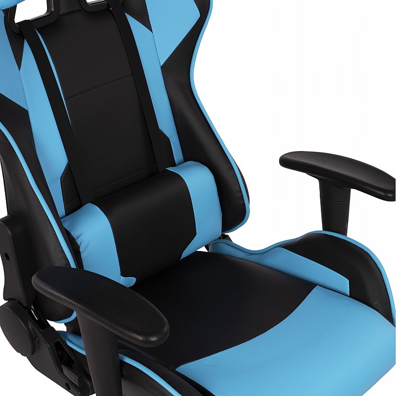 ΠΟΛΥΘΡΟΝΑ GAMING DARIUS HM1072.08 ΜΑΥΡΗ-ΣΙΕΛ 66,5x70x(122-129) cm ΠΟΛΥΘΡΟΝΑ GAMING DARIUS HM1072.08 ΜΑΥΡΗ-ΣΙΕΛ 66,5x70x(122-129) cm