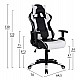 ΠΟΛΥΘΡΟΝΑ GAMING DARIUS HM1072.04 ΜΑΥΡΗ-ΛΕΥΚΗ 66,5x70x(122-129) cm ΠΟΛΥΘΡΟΝΑ GAMING DARIUS HM1072.04 ΜΑΥΡΗ-ΛΕΥΚΗ 66,5x70x(122-129) cm