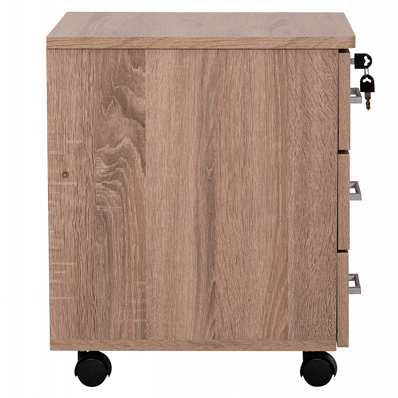 ΣΥΡΤΑΡΙΕΡΑ ΓΡΑΦΕΙΟΥ HAYDEN HM2282.02 ΣΕ SONAMA ΧΡΩΜΑ 39.5x40x46.5Υεκ