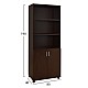 ΒΙΒΛΙΟΘΗΚΗ ΓΡΑΦΕΙΟΥ VANCE ΕΠΑΓΓΕΛΜΑΤΙΚΗ WENGE HM2055.12 80Χ40Χ190Υ εκ. ΒΙΒΛΙΟΘΗΚΗ ΓΡΑΦΕΙΟΥ VANCE ΕΠΑΓΓΕΛΜΑΤΙΚΗ WENGE HM2055.12 80Χ40Χ190Υ εκ.