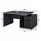 ΓΡΑΦΕΙΟ ΕΠΑΓΓΕΛΜΑΤΙΚΟ ΜΕ ΔΕΞΙΟ ΝΤΟΥΛΑΠΙ ROSEWOOD HM2087R 160X80X76Υ εκ. ΓΡΑΦΕΙΟ ΕΠΑΓΓΕΛΜΑΤΙΚΟ ΜΕ ΔΕΞΙΟ ΝΤΟΥΛΑΠΙ ROSEWOOD HM2087R 160X80X76Υ εκ.
