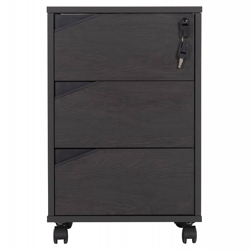 ΕΠΑΓΓΕΛΜΑΤΙΚΗ ΣΥΡΤΑΡΙΕΡΑ ΓΡΑΦΕΙΟΥ ΜΕ ΡΟΔΑΚΙΑ ROSEWOOD HM2108 42X42X60Y εκ.