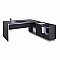 ΓΡΑΦΕΙΟ ΕΠΑΓΓΕΛΜΑΤΙΚΟ ΔΕΞΙΑ ΓΩΝΙΑ ROSEWOOD HM2112R 200X160X76Υ εκ.