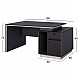 ΓΡΑΦΕΙΟ ΕΠΑΓΓΕΛΜΑΤΙΚΟ ΜΕ ΔΕΞΙΟ ΝΤΟΥΛΑΠΙ ROSEWOOD HM2113R 180X80X76Υ εκ. ΓΡΑΦΕΙΟ ΕΠΑΓΓΕΛΜΑΤΙΚΟ ΜΕ ΔΕΞΙΟ ΝΤΟΥΛΑΠΙ ROSEWOOD HM2113R 180X80X76Υ εκ.