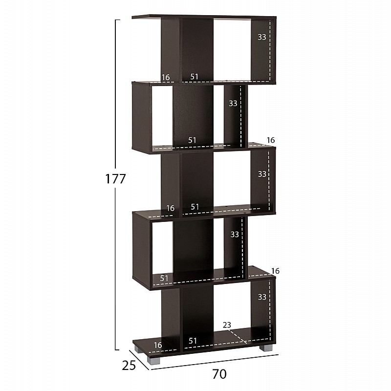 ΒΙΒΛΙΟΘΗΚΗ ΜΕΛΑΜΙΝΗΣ EZIR HM2385.01 ΒΕΓΓΕ 70x25x177Υ εκ. ΒΙΒΛΙΟΘΗΚΗ ΜΕΛΑΜΙΝΗΣ EZIR HM2385.01 ΒΕΓΓΕ 70x25x177Υ εκ.