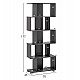 ΒΙΒΛΙΟΘΗΚΗ ΜΕΛΑΜΙΝΗΣ HM2385.10 ΓΚΡΙ 70x25x177Υ εκ. ΒΙΒΛΙΟΘΗΚΗ ΜΕΛΑΜΙΝΗΣ HM2385.10 ΓΚΡΙ 70x25x177Υ εκ.