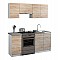 ΣΥΝΘΕΣΗ ΚΟΥΖΙΝΑΣ MAURICE ΜΕΛΑΜΙΝΗ SONAMA-ΛΕΥΚΟ HM2441 180x29,2-46εκ.