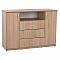 ΜΠΟΥΦΕΣ ΜΕ 2 ΝΤΟΥΛΑΠΙΑ Κ 3 ΣΥΡΤΑΡΙΑ ADLER SONAMA OAK HM2430 120X45X85Yεκ.