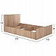 ΚΡΕΒΑΤΙ ADLER ΜΟΝΟ 90X200 SONAMA OAK HM2433.01