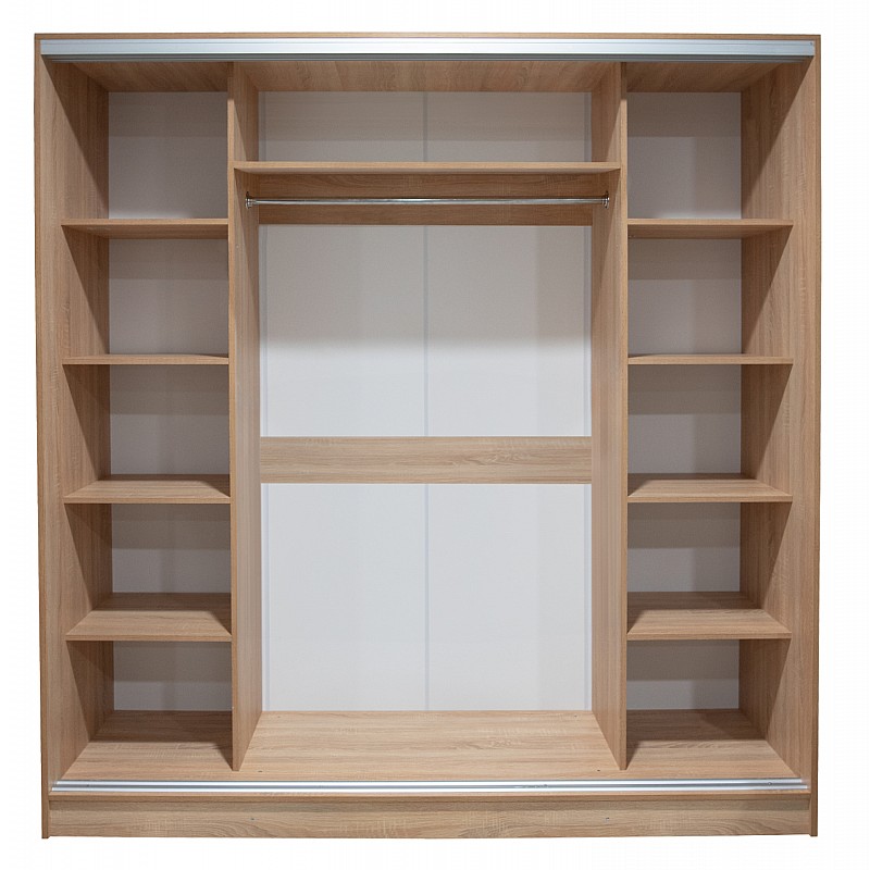 ΝΤΟΥΛΑΠΑ 3ΦΥΛΛΗ ΣΥΡΟΜΕΝΗ ΜΕ ΚΑΘΡΕΠΤΗ SONAMA OAK HM2435  200X60X210Υεκ ΝΤΟΥΛΑΠΑ 3ΦΥΛΛΗ ΣΥΡΟΜΕΝΗ ΜΕ ΚΑΘΡΕΠΤΗ SONAMA OAK HM2435  200X60X210Υεκ