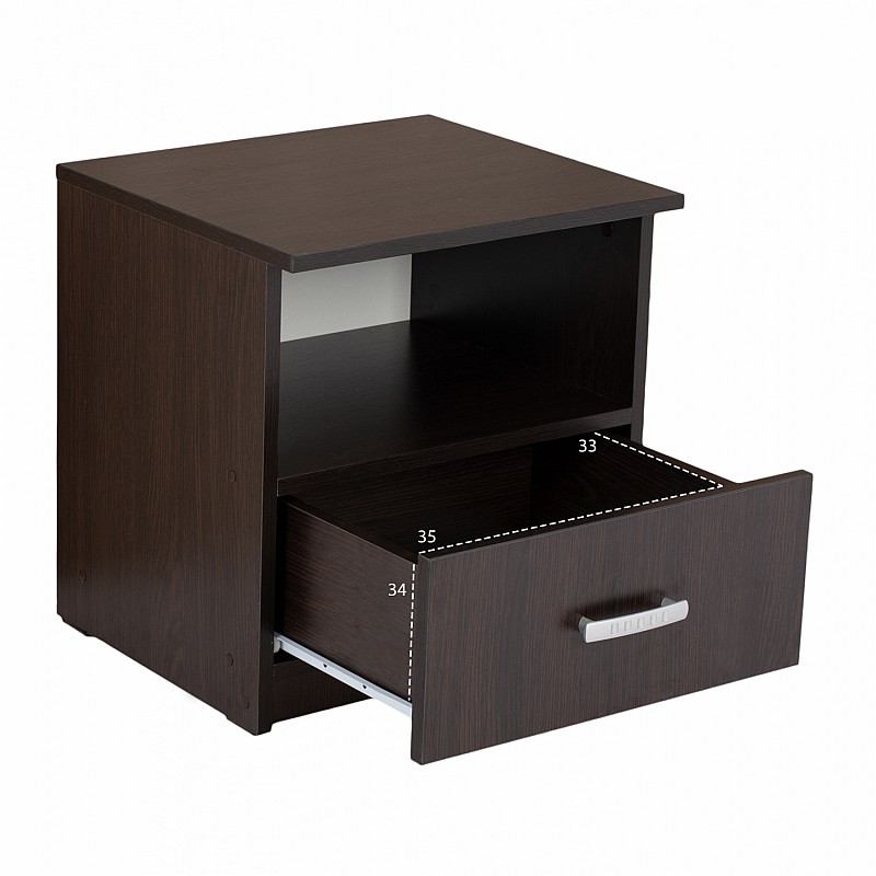 ΚΟΜΟΔΙΝΟ ΜΕ ΣΥΡΤΑΡΙ ADLER WENGE HM2431.02 45X40X48Yεκ. ΚΟΜΟΔΙΝΟ ΜΕ ΣΥΡΤΑΡΙ ADLER WENGE HM2431.02 45X40X48Yεκ.