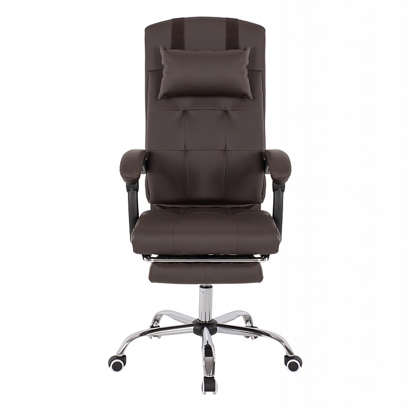 ΠΟΛΥΘΡΟΝΑ ΓΡΑΦΕΙΟΥ ΔΙΕΥΘΥΝΤΙΚΗ ΚΑΦΕ HM1057.19 ΜΕ ΠΤΥΣΣΟΜΕΝΟ ΥΠΟΠΟΔΙΟ 58x71x128Y εκ.