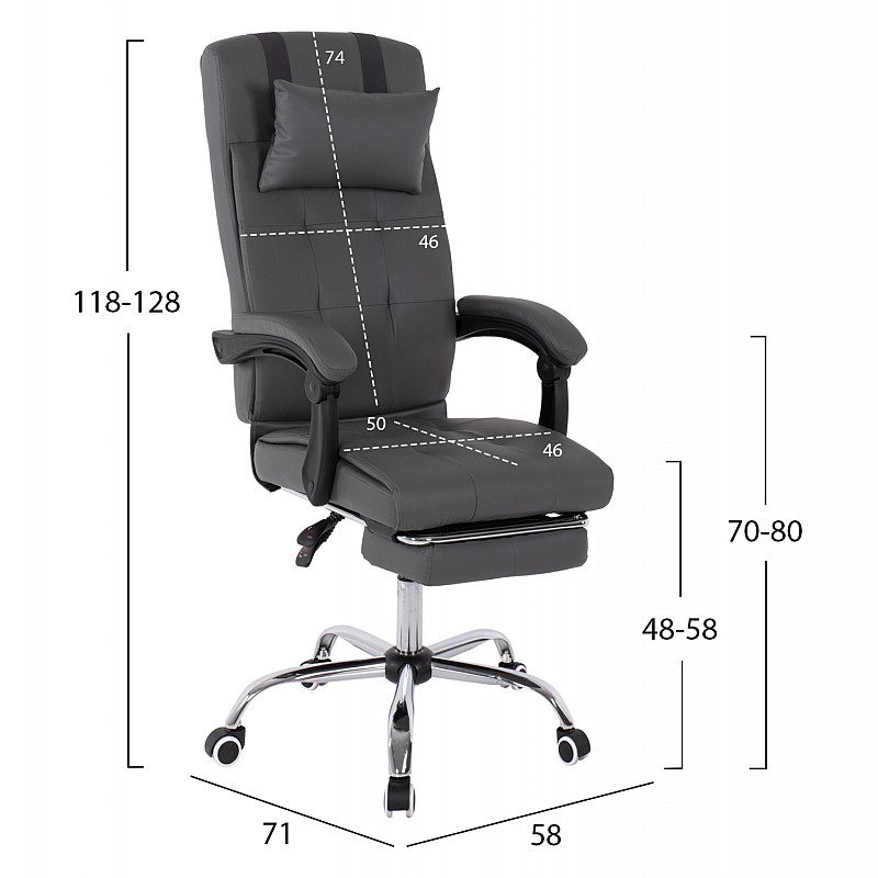 ΠΟΛΥΘΡΟΝΑ ΓΡΑΦΕΙΟΥ ΔΙΕΥΘΥΝΤΙΚΗ ΓΚΡΙ HM1057.20 ΜΕ ΠΤΥΣΣΟΜΕΝΟ ΥΠΟΠΟΔΙΟ 58x71x128Y εκ. ΠΟΛΥΘΡΟΝΑ ΓΡΑΦΕΙΟΥ ΔΙΕΥΘΥΝΤΙΚΗ ΓΚΡΙ HM1057.20 ΜΕ ΠΤΥΣΣΟΜΕΝΟ ΥΠΟΠΟΔΙΟ 58x71x128Y εκ.