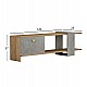 ΕΠΙΠΛΟ ΤΗΛΕΟΡΑΣΗΣ HENRIETTE HM8900.13 ΜΕΛΑΜΙΝΗ ΚΑΡΥΔΙ-STONE TEXTURE 120x28,5x39Υεκ.