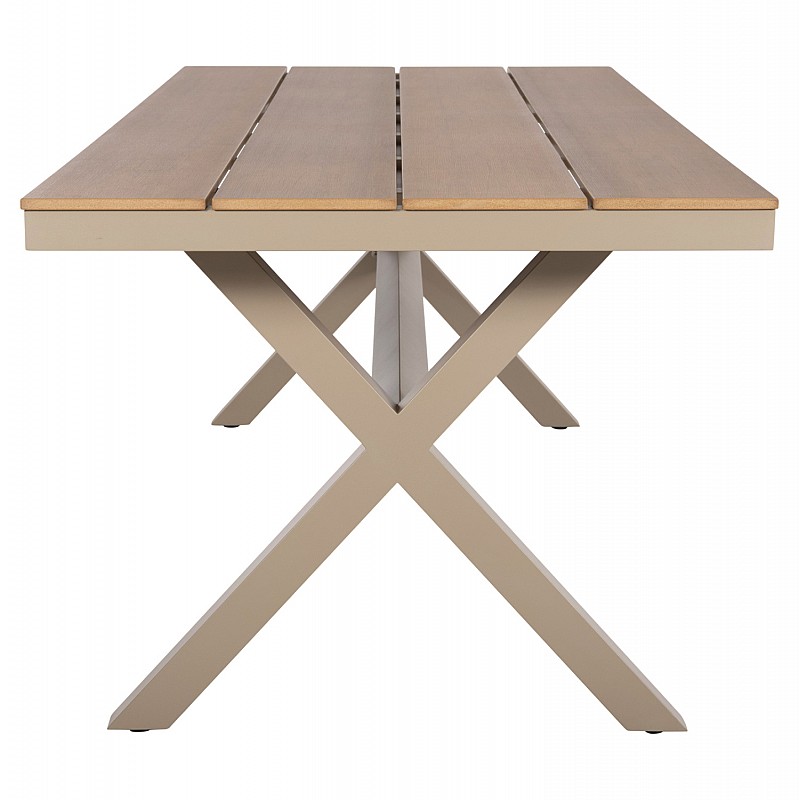 ΤΡΑΠΕΖΙ ΑΛΟΥΜΙΝΙΟΥ ΟΡΘΟΓΩΝΙΟ TAWNEE HM6039.04 ΣΑΜΠΑΝΙ-POLYWOOD ΦΥΣΙΚΟ 219,5x89,5x73Υ ΤΡΑΠΕΖΙ ΑΛΟΥΜΙΝΙΟΥ ΟΡΘΟΓΩΝΙΟ TAWNEE HM6039.04 ΣΑΜΠΑΝΙ-POLYWOOD ΦΥΣΙΚΟ 219,5x89,5x73Υ