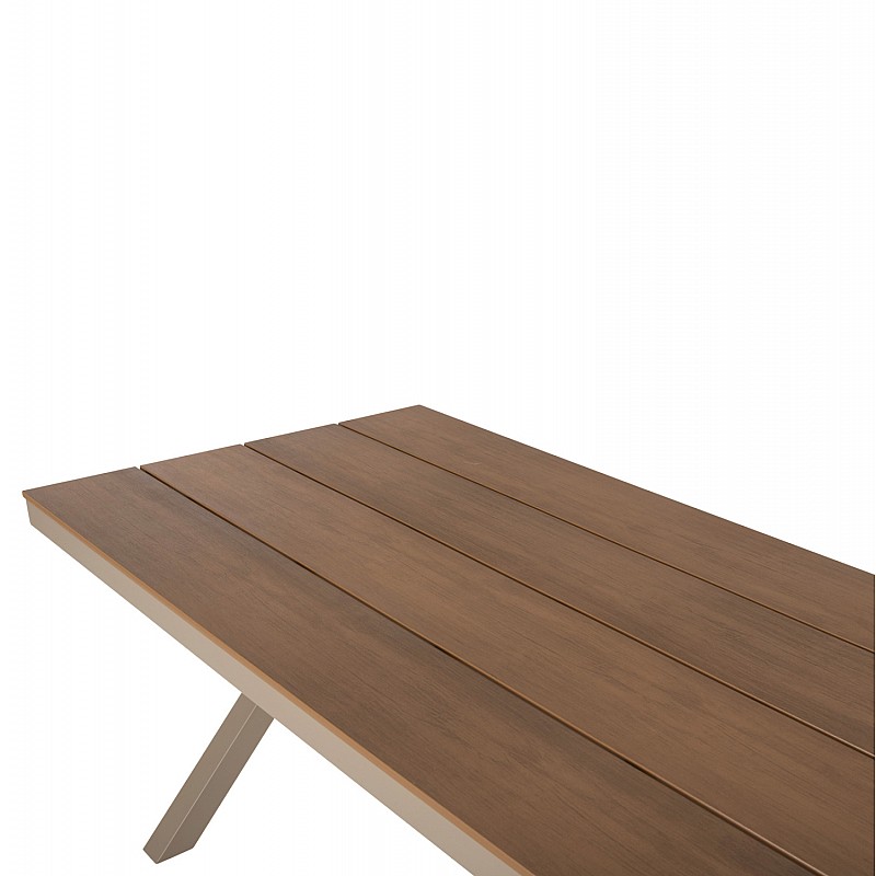 ΤΡΑΠΕΖΙ ΑΛΟΥΜΙΝΙΟΥ ΟΡΘΟΓΩΝΙΟ TAWNEE HM6039.04 ΣΑΜΠΑΝΙ-POLYWOOD ΦΥΣΙΚΟ 219,5x89,5x73Υ ΤΡΑΠΕΖΙ ΑΛΟΥΜΙΝΙΟΥ ΟΡΘΟΓΩΝΙΟ TAWNEE HM6039.04 ΣΑΜΠΑΝΙ-POLYWOOD ΦΥΣΙΚΟ 219,5x89,5x73Υ