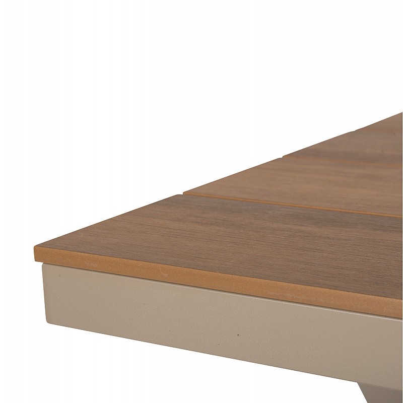 ΤΡΑΠΕΖΙ ΑΛΟΥΜΙΝΙΟΥ ΟΡΘΟΓΩΝΙΟ TAWNEE HM6039.04 ΣΑΜΠΑΝΙ-POLYWOOD ΦΥΣΙΚΟ 219,5x89,5x73Υ ΤΡΑΠΕΖΙ ΑΛΟΥΜΙΝΙΟΥ ΟΡΘΟΓΩΝΙΟ TAWNEE HM6039.04 ΣΑΜΠΑΝΙ-POLYWOOD ΦΥΣΙΚΟ 219,5x89,5x73Υ