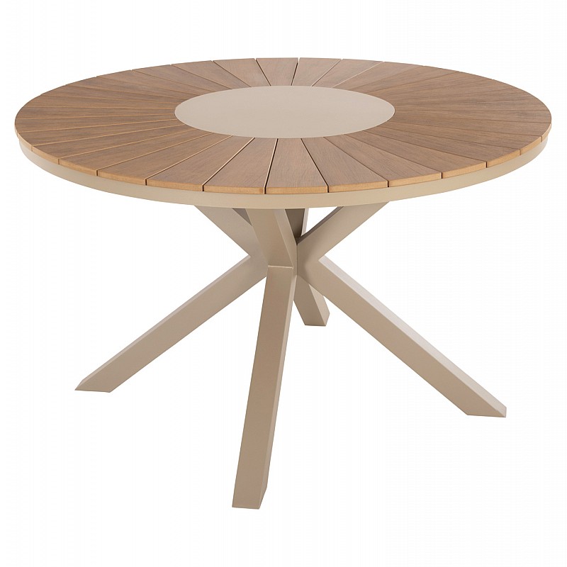 ΤΡΑΠΕΖΙ ΣΤΡΟΓΓΥΛΟ ΕΞ.ΧΩΡΟΥ MORIL HM6041.04 ΑΛΟΥΜΙΝΙΟ ΣΑΜΠΑΝΙ-POLYWOOD ΦΥΣΙΚΟ Φ120εκ. ΤΡΑΠΕΖΙ ΣΤΡΟΓΓΥΛΟ ΕΞ.ΧΩΡΟΥ MORIL HM6041.04 ΑΛΟΥΜΙΝΙΟ ΣΑΜΠΑΝΙ-POLYWOOD ΦΥΣΙΚΟ Φ120εκ.