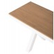 ΠΑΓΚΑΚΙ ΑΛΟΥΜΙΝΙΟΥ TAWNEE HM6038.02 ΛΕΥΚΟ-POLYWOOD ΚΑΘΙΣΜΑ ΦΥΣΙΚΟ 150x36x45Υεκ.