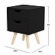 ΚΟΜΟΔΙΝΟ DINKL HM2472.02 ΜΕΛΑΜΙΝΗ-2 ΣΥΡΤΑΡΙΑ-WENGE 29,5x29,5x45Υεκ ΚΟΜΟΔΙΝΟ DINKL HM2472.02 ΜΕΛΑΜΙΝΗ-2 ΣΥΡΤΑΡΙΑ-WENGE 29,5x29,5x45Υεκ
