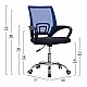 ΚΑΡΕΚΛΑ ΓΡΑΦΕΙΟΥ BRISTONE HM1058.36 ΜΠΛΕ MESH-ΠΟΔΙ ΧΡΩΜΙΟΥ-ΜΑΥΡΑ ΜΠΡΑΤΣΑ 60x51x95Υεκ ΚΑΡΕΚΛΑ ΓΡΑΦΕΙΟΥ BRISTONE HM1058.36 ΜΠΛΕ MESH-ΠΟΔΙ ΧΡΩΜΙΟΥ-ΜΑΥΡΑ ΜΠΡΑΤΣΑ 60x51x95Υεκ