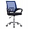 ΚΑΡΕΚΛΑ ΓΡΑΦΕΙΟΥ BRISTONE HM1058.36 ΜΠΛΕ MESH-ΠΟΔΙ ΧΡΩΜΙΟΥ-ΜΑΥΡΑ ΜΠΡΑΤΣΑ 60x51x95Υεκ