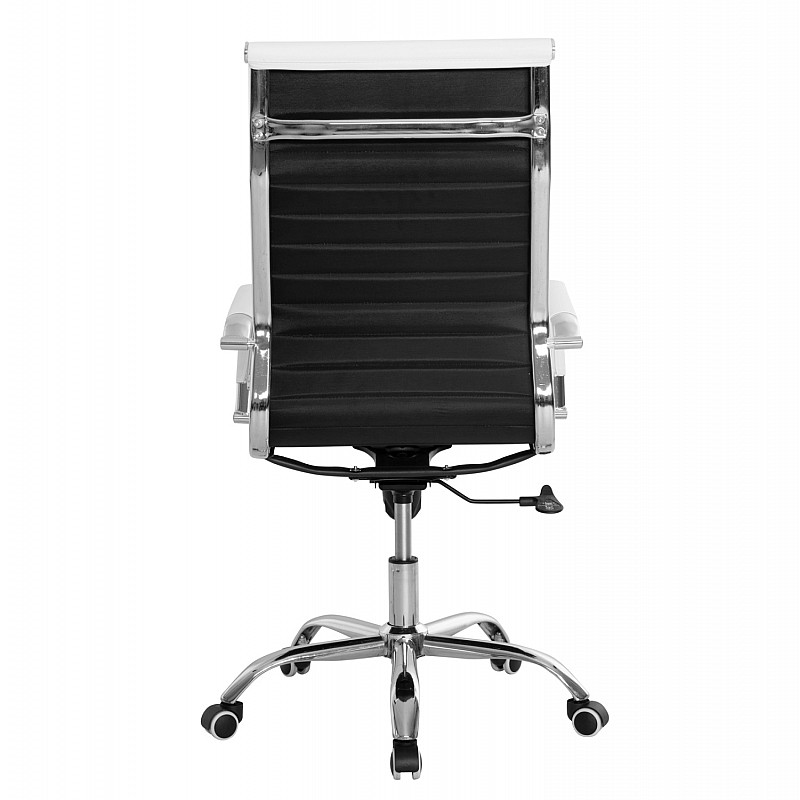 ΚΑΡΕΚΛΑ ΓΡΑΦΕΙΟΥ BOSS ΔΙΕΥΘΥΝΤΟΥ HM1059.32 ΛΕΥΚΟ PU ΠΟΔΙ ΧΡΩΜΙΟΥ 53x57x109Υεκ.