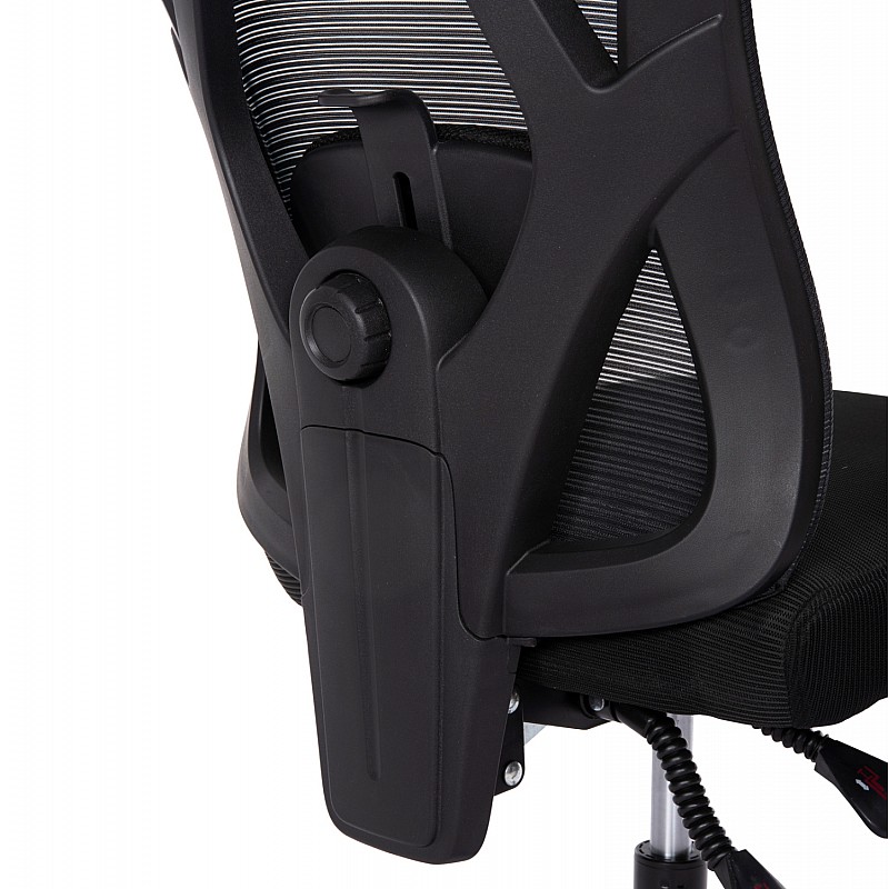 ΚΑΡΕΚΛΑ ΓΡΑΦΕΙΟΥ MEXER HM1195.01 ΜΑΥΡΟ MESH-ΜΕΤΑΛ.ΒΑΣΗ-NYLON ΣΚΕΛΕΤΟΣ 68x70x136Υεκ.