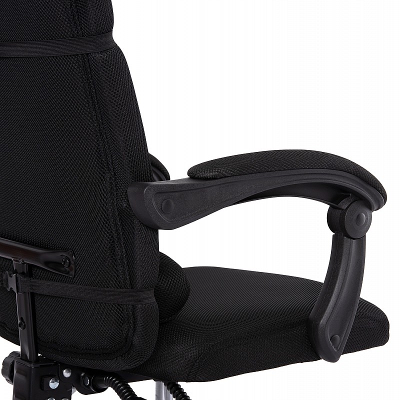 ΚΑΡΕΚΛΑ ΓΡΑΦΕΙΟΥ CRONER HM1196.01 ΜΑΥΡΟ MESH-ΜΕΤΑΛ.ΒΑΣΗ-NYLON ΣΚΕΛΕΤΟΣ 58x99x120Υεκ.