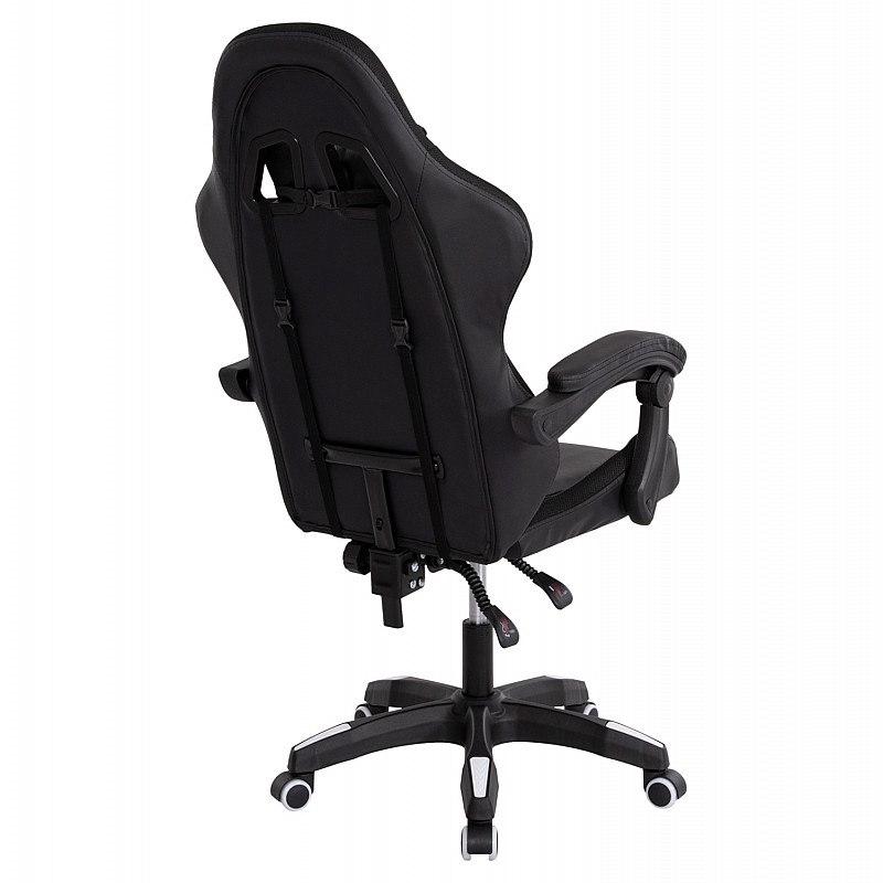 ΠΟΛΥΘΡΟΝΑ GAMING DARREN HM1203.04 ΜΑΥΡΟ-ΛΕΥΚΟ PVC & NYLON 58.5x100x120Υεκ. ΠΟΛΥΘΡΟΝΑ GAMING DARREN HM1203.04 ΜΑΥΡΟ-ΛΕΥΚΟ PVC & NYLON 58.5x100x120Υεκ.