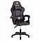 ΠΟΛΥΘΡΟΝΑ GAMING DARREN HM1203.04 ΜΑΥΡΟ-ΛΕΥΚΟ PVC & NYLON 58.5x100x120Υεκ.