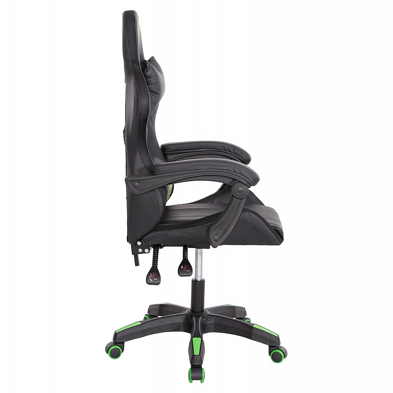 ΠΟΛΥΘΡΟΝΑ GAMING DARREN HM1203.03 ΜΑΥΡΟ-ΠΡΑΣΙΝΟ PVC & NYLON 58.5x100x120Υεκ. ΠΟΛΥΘΡΟΝΑ GAMING DARREN HM1203.03 ΜΑΥΡΟ-ΠΡΑΣΙΝΟ PVC & NYLON 58.5x100x120Υεκ.