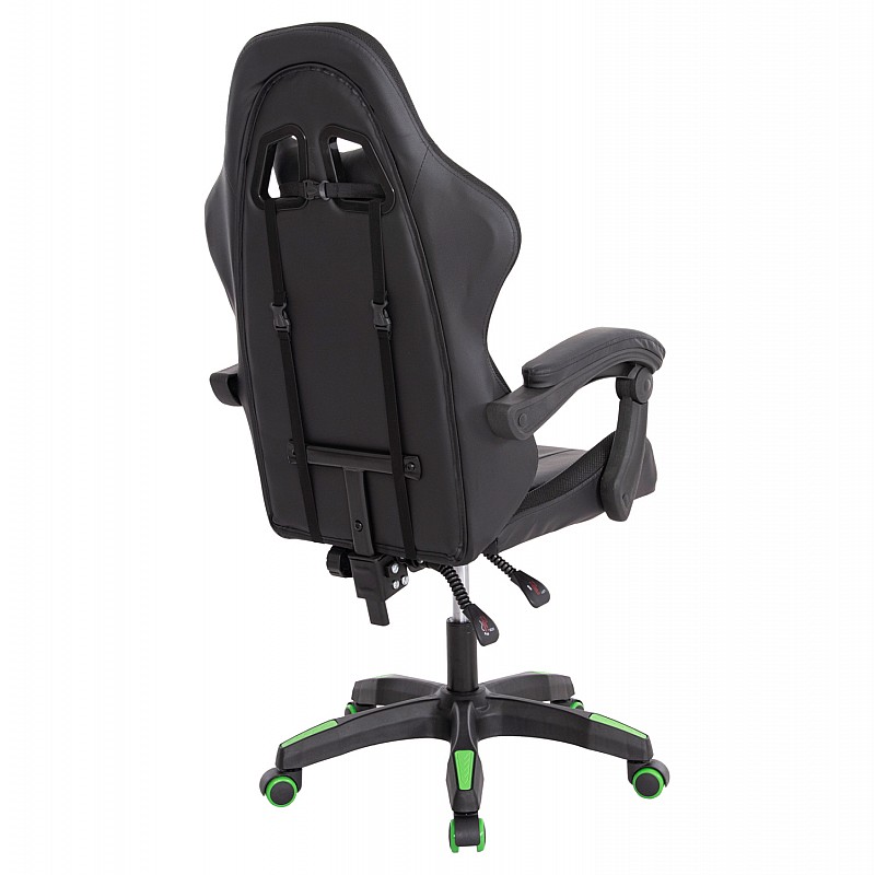 ΠΟΛΥΘΡΟΝΑ GAMING DARREN HM1203.03 ΜΑΥΡΟ-ΠΡΑΣΙΝΟ PVC & NYLON 58.5x100x120Υεκ. ΠΟΛΥΘΡΟΝΑ GAMING DARREN HM1203.03 ΜΑΥΡΟ-ΠΡΑΣΙΝΟ PVC & NYLON 58.5x100x120Υεκ.