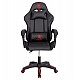 ΠΟΛΥΘΡΟΝΑ GAMING DARREN HM1203.01 ΜΑΥΡΟ-ΚΟΚΚΙΝΟ PVC & NYLON 58.5x100x120Υεκ.