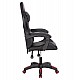 ΠΟΛΥΘΡΟΝΑ GAMING DARREN HM1203.01 ΜΑΥΡΟ-ΚΟΚΚΙΝΟ PVC & NYLON 58.5x100x120Υεκ.