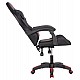 ΠΟΛΥΘΡΟΝΑ GAMING DARREN HM1203.01 ΜΑΥΡΟ-ΚΟΚΚΙΝΟ PVC & NYLON 58.5x100x120Υεκ.