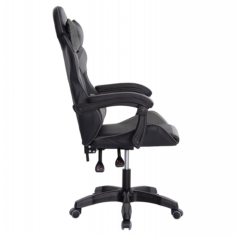 ΠΟΛΥΘΡΟΝΑ GAMING DARREN HM1203.10 ΜΑΥΡΟ-ΓΚΡΙ PVC & NYLON 60x60x120Υεκ. ΠΟΛΥΘΡΟΝΑ GAMING DARREN HM1203.10 ΜΑΥΡΟ-ΓΚΡΙ PVC & NYLON 60x60x120Υεκ.