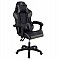 ΠΟΛΥΘΡΟΝΑ GAMING DARREN HM1203.10 ΜΑΥΡΟ-ΓΚΡΙ PVC & NYLON 60x60x120Υεκ.