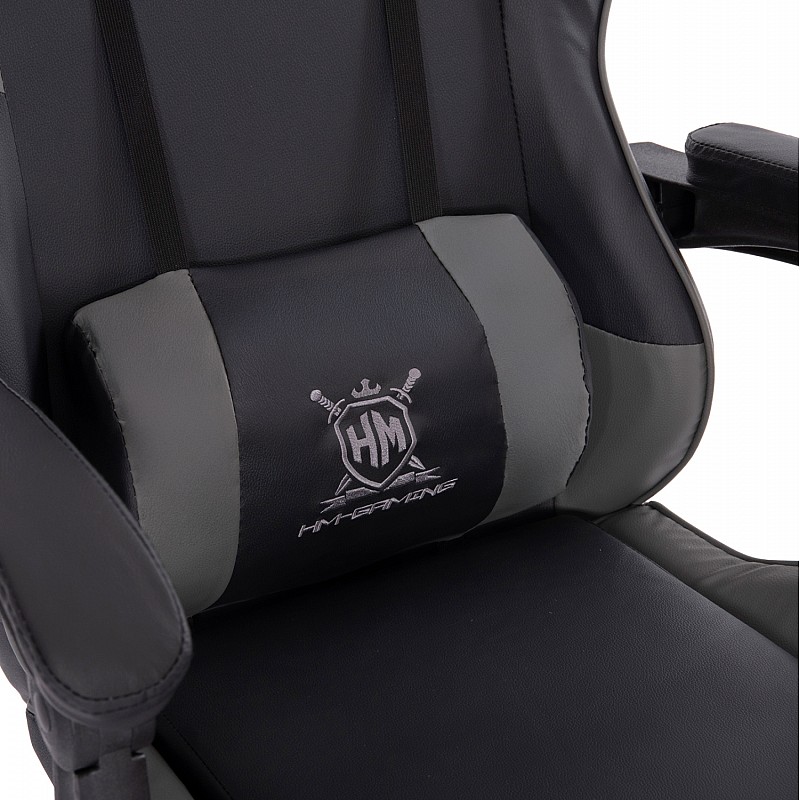 ΠΟΛΥΘΡΟΝΑ GAMING DARREN HM1203.10 ΜΑΥΡΟ-ΓΚΡΙ PVC & NYLON 60x60x120Υεκ. ΠΟΛΥΘΡΟΝΑ GAMING DARREN HM1203.10 ΜΑΥΡΟ-ΓΚΡΙ PVC & NYLON 60x60x120Υεκ.