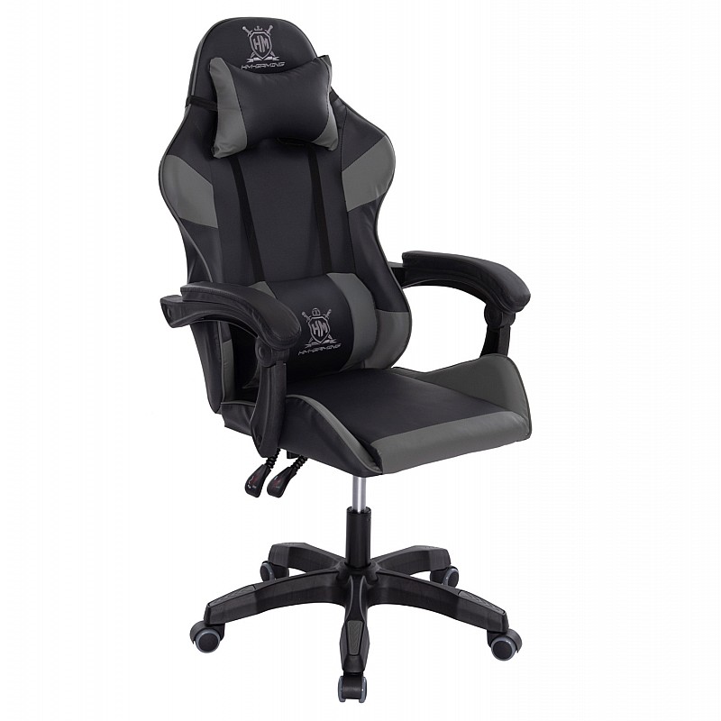 ΠΟΛΥΘΡΟΝΑ GAMING DARREN HM1203.10 ΜΑΥΡΟ-ΓΚΡΙ PVC & NYLON 60x60x120Υεκ. ΠΟΛΥΘΡΟΝΑ GAMING DARREN HM1203.10 ΜΑΥΡΟ-ΓΚΡΙ PVC & NYLON 60x60x120Υεκ.