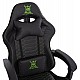 ΠΟΛΥΘΡΟΝΑ GAMING LOOT HM1204 ΜΑΥΡΟ-ΠΡΑΣΙΝΟ PVC & NYLON 60x60x120Υεκ.
