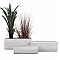 ΣΕΤ 3ΤΜΧ ΓΛΑΣΤΡΕΣ ΟΡΘΟΓΩΝΙΕΣ GARDENER HM4723 FIBERCLAY ΓΚΡΙ CEMENT 81x30x30Υεκ.