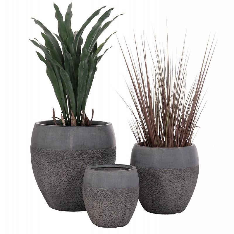 ΣΕΤ 3ΤΜΧ ΓΛΑΣΤΡΕΣ ΣΕΙΡΑ GARDENER HM4725 FIBERCLAY-ΣΕ ΣΚΟΥΡΟ CEMENT ΧΡΩΜΑ Φ55x54Υεκ ΣΕΤ 3ΤΜΧ ΓΛΑΣΤΡΕΣ ΣΕΙΡΑ GARDENER HM4725 FIBERCLAY-ΣΕ ΣΚΟΥΡΟ CEMENT ΧΡΩΜΑ Φ55x54Υεκ