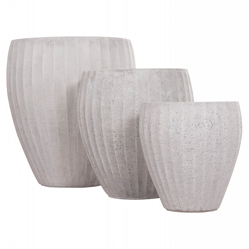 ΣΕΤ 3ΤΜΧ ΓΛΑΣΤΡΕΣ ΣΤΡΟΓΓΥΛΕΣ ΣΕΙΡΑ GARDENER HM4728 FIBERCLAY-ΧΡΩΜΑ CEMENT Φ48x56Υεκ ΣΕΤ 3ΤΜΧ ΓΛΑΣΤΡΕΣ ΣΤΡΟΓΓΥΛΕΣ ΣΕΙΡΑ GARDENER HM4728 FIBERCLAY-ΧΡΩΜΑ CEMENT Φ48x56Υεκ