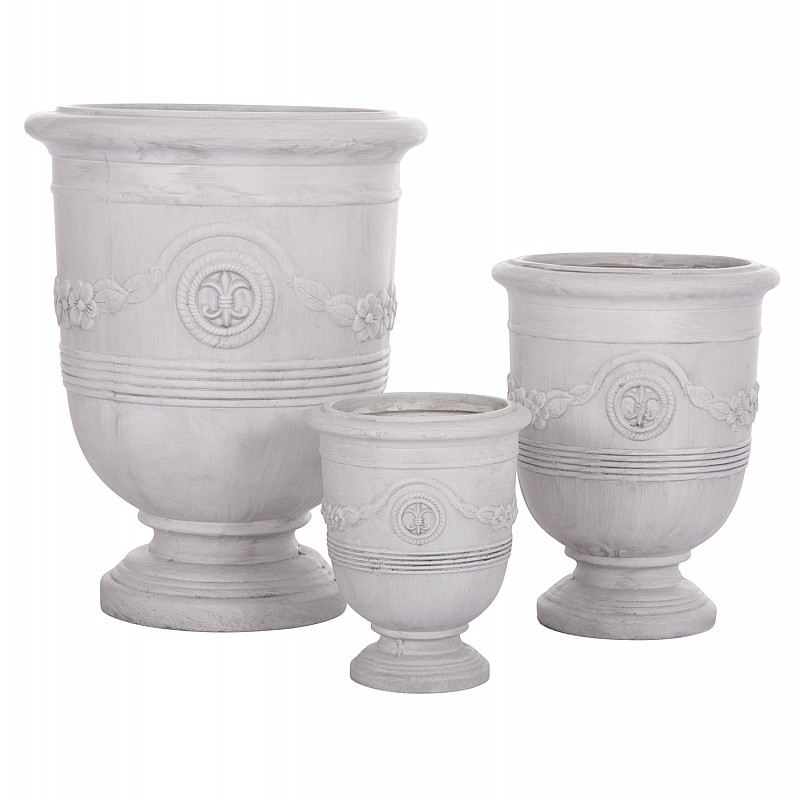 ΣΕΤ 3ΤΜΧ ΓΛΑΣΤΡΕΣ ΜΕ ΑΝΑΓΛΥΦΟ GARDENER HM4729 FIBERCLAY-ΣΕ ΥΠΟΛΕΥΚΟ Φ58x72.5Υεκ ΣΕΤ 3ΤΜΧ ΓΛΑΣΤΡΕΣ ΜΕ ΑΝΑΓΛΥΦΟ GARDENER HM4729 FIBERCLAY-ΣΕ ΥΠΟΛΕΥΚΟ Φ58x72.5Υεκ